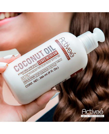 ACTIVEE COCONUT OIL CREMA PARA PEINAR 9 OZ.