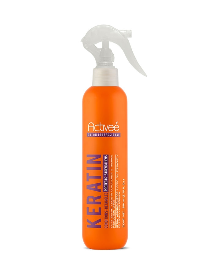 ACTIVEE KERATIN PROTEIN SPRAY LEAVE IN THERMAL PROTECTION 8 OZ.