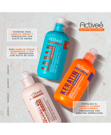 ACTIVEE KERATIN CREMA PARA PEINAR  9 OZ.
