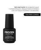 GLOSS OVER FROZEN FINISH GEL TERMINADO MATE 15 ML.