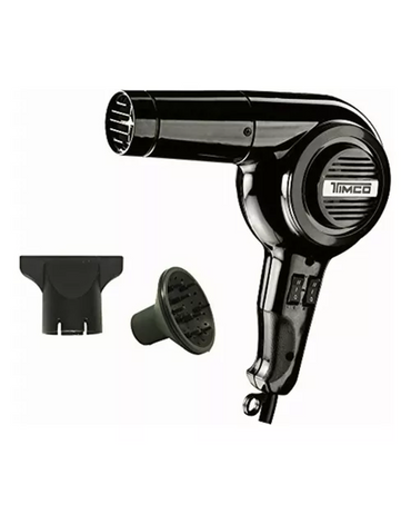 TIMCO SECADORA SP-1600 CON DIFUSOR COLOR NEGRO