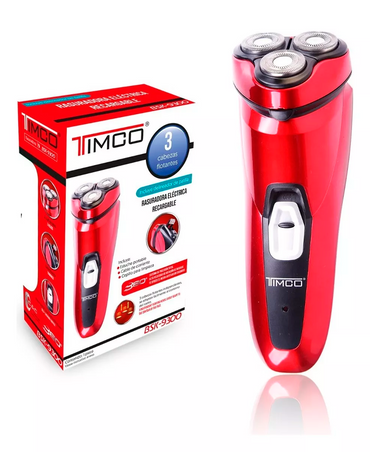 TIMCO RASURADORA RECARGABLE ROJA BSK-9300-R