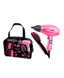 TIMCO MALETIN KIT-HOTPINK SECADORA+CEPILLO ELECTRICO