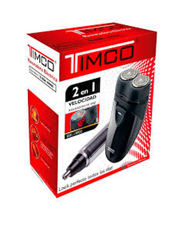 TIMCO RASURADORA Y TRIMMER CORTADOR DE NARIZ ROJA BSK-10000