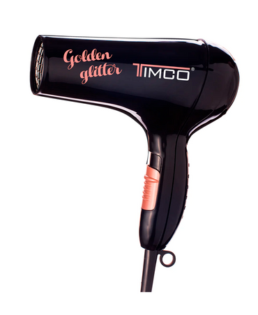 TIMCO COMBO GOLDEN GLITTER SECADORA + TENAZA COM-9