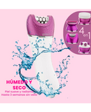 TIMCO DEPILADORA DW-605 HUMEDO Y SECO 4 EN 1