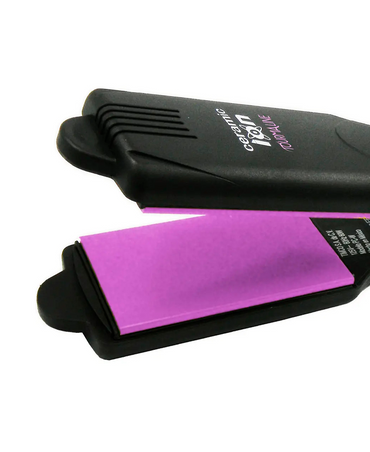 TIMCO PLANCHA PW-C ION CERAMIC 2 1/2" ANCHA PLACAS CERAMICA MORADO