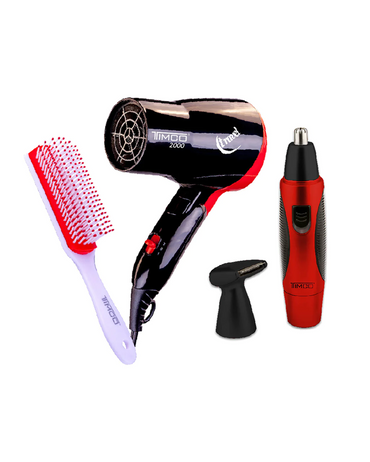 TIMCO COMBO HOMBRE 4 EN 1 SECADORA/CORTADOR NASAL/ CEPILLO COMTRAX49C8704
