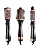 TIMCO 3X SHINE SYSTEM CEPILLO REDONDO DE AIRE 3 EN 1 AJ-819 900W COBRE