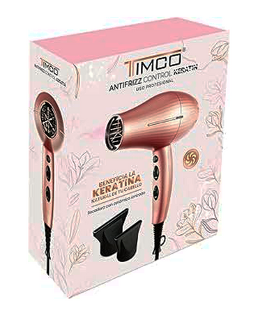 TIMCO KERATIN ROSE GOLD SECADORA CON CERAMICA SEF422