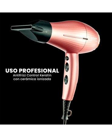 TIMCO KERATIN ROSE GOLD SECADORA CON CERAMICA SEF422