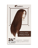 LETMEX MANIQUI CABELLO SINTETICO TONO CASTAÑO 24"