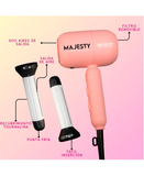TIMCO MAJESTY PEACH TOURMALINE SECADORA & TENAZA SDD104