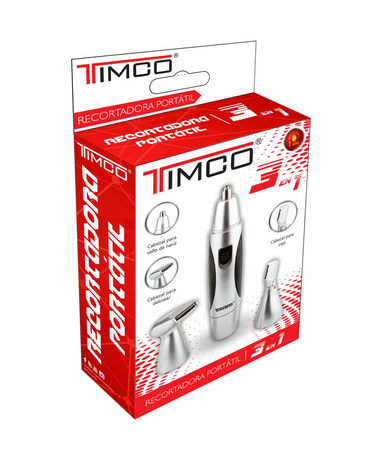 TIMCO KIT X47-R RECORTADORA DE VELLO NARIZ Y OREJAS