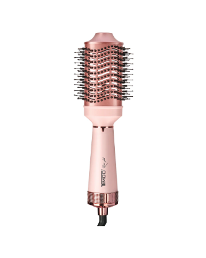 TIMCO CEPILLO SECADORA BARRIL DE CERAMICA Y KERATINA AJHB2007 ROSE GOLD