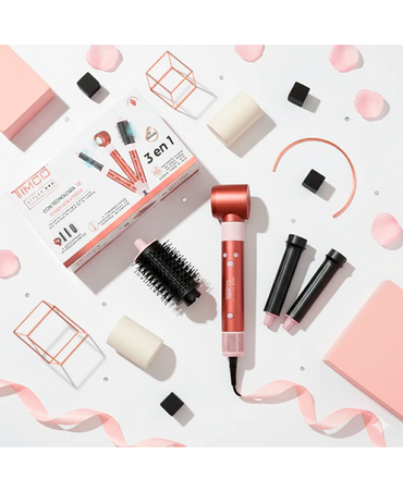 TIMCO STYLER PRO 3 EN 1 SECA ONDULA Y ESTILIZA AJ2642