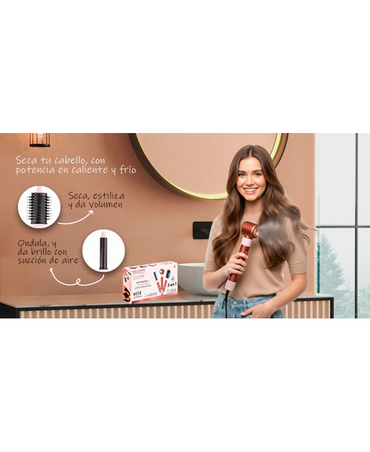 TIMCO STYLER PRO 3 EN 1 SECA ONDULA Y ESTILIZA AJ2642