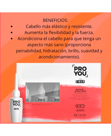 REVLON PROYOU THE FIXER AMPOLLETAS 10X15 ML.