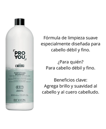 REVLON PRO YOU THE WINNER SHAMPOO ANTICAIDA LT.