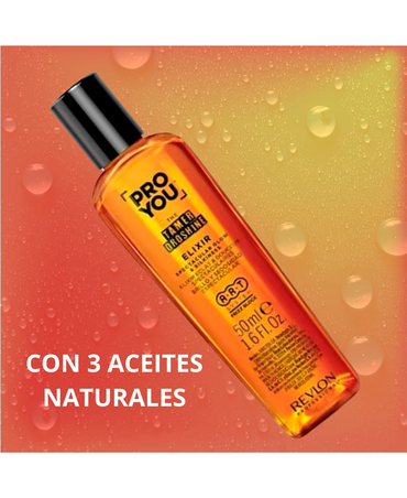 REVLON PRO YOU THE TAMER ORO SHINE ELIXIR 50 ML.