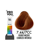 PROYOU PERMANENT COLOR 7.44 90 ML.