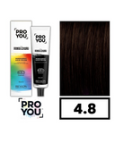 PROYOU PERMANENT COLOR 4.8 90 ML.