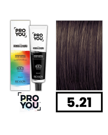 PROYOU PERMANENT COLOR 5.21 90 ML.