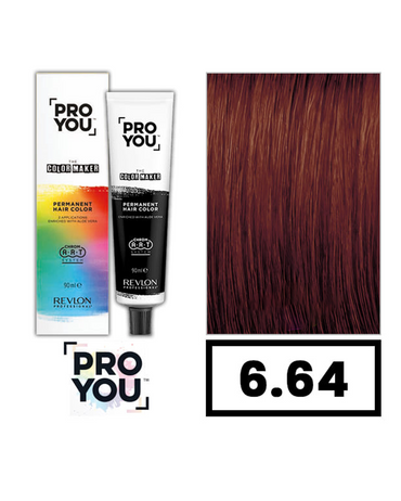 PROYOU PERMANENT COLOR 6.64 90 ML.