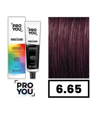 PROYOU PERMANENT COLOR 6.65 90 ML.