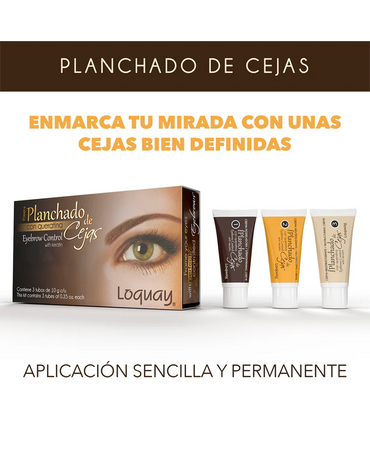 LOQUAY 0022 PRIMER PLANCHADO DE CEJAS CON QUERATINA