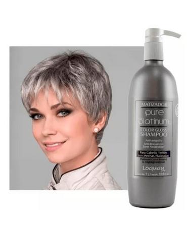 LOQUAY 0043 PRIMER PURE PLATINUM SHAMPOO 1000 ML.