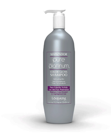 LOQUAY 0043 PRIMER PURE PLATINUM SHAMPOO 1000 ML.