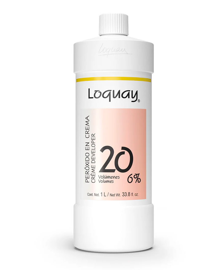 LOQUAY 0412 PEROXIDO EN CREMA 20 VOL. 1 LT.