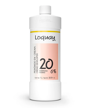 LOQUAY 0412 PEROXIDO EN CREMA 20 VOL. 1 LT.