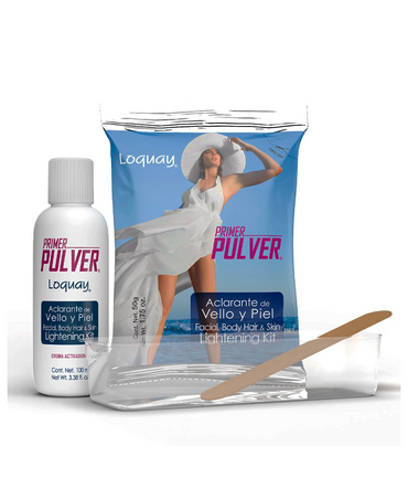LOQUAY 4004 PRIMER PULVER ESTUCHE DECOLORANTE VELLO