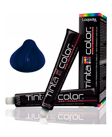 LOQUAY TINTA COLOR 6012 SEMI PERMANENTE AZUL