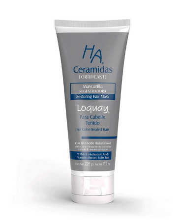 LOQUAY 7023 HA CERAMIDAS MASCARILLA CABELLO TEÑIDO 225 G.