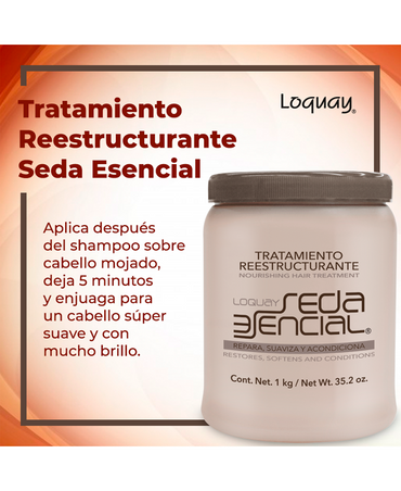 LOQUAY 7050 SEDA ESENCIAL RESTRUCTURANTE CAPILAR 1 KG.
