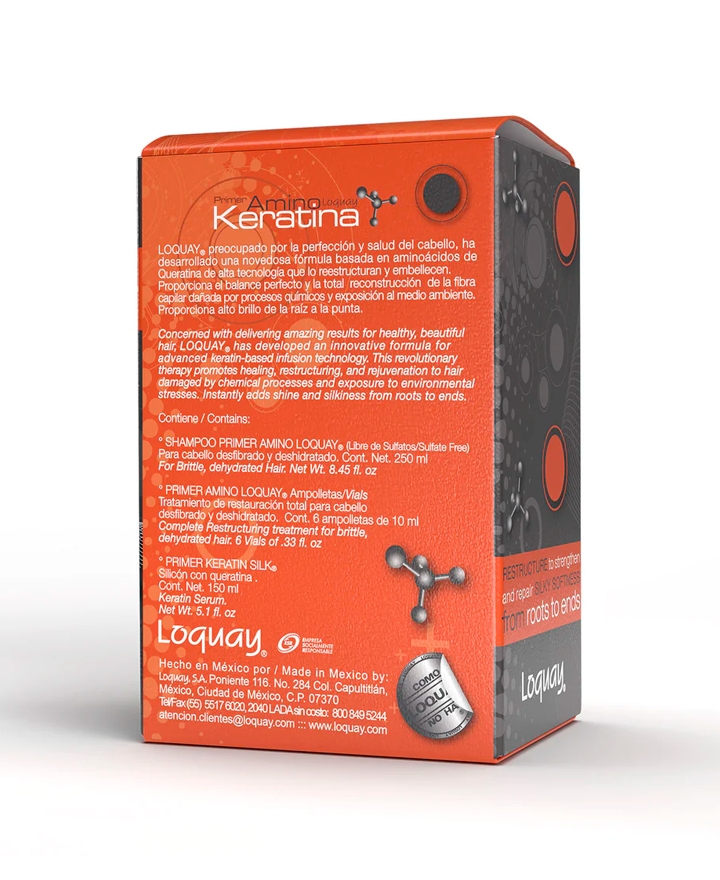 Keratin Silk Loquay Precio PRIMER KERATIN SILK SILICÓN CON