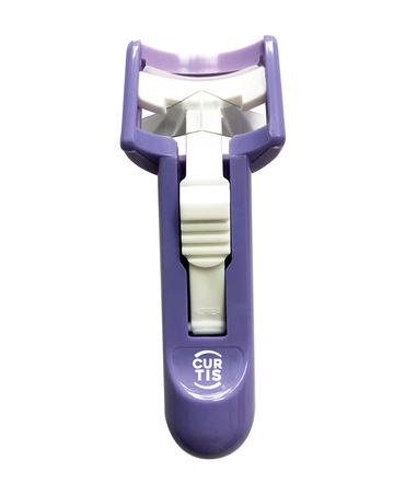 CURTIS 105-CM RIZADOR PLASTICO MORADO
