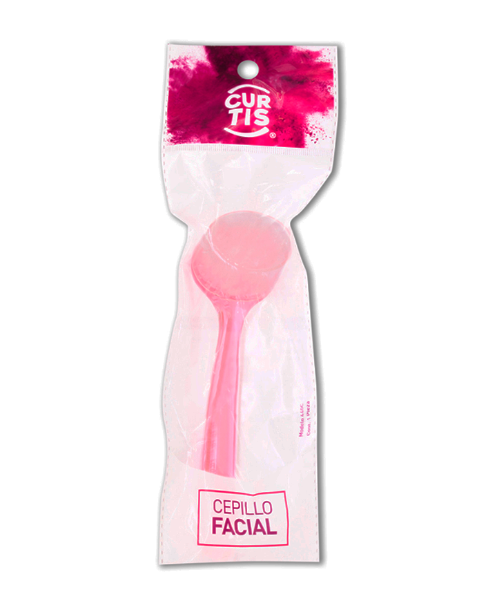 CURTIS 440-C CEPILLO FACIAL ROSA/VERDE