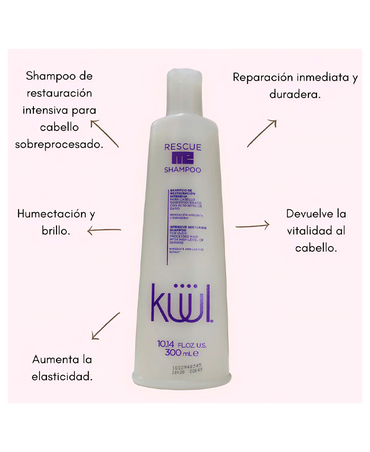KUUL RESCUE ME SHAMPOO 300 ML.