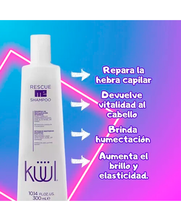 KUUL RESCUE ME SHAMPOO 300 ML.
