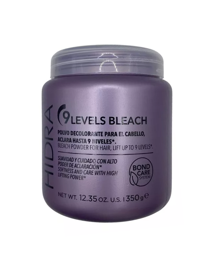 HIDRA BLEACH 9 NIVELES 350 GRS.+ REVELADOR 30 VOL. LT.