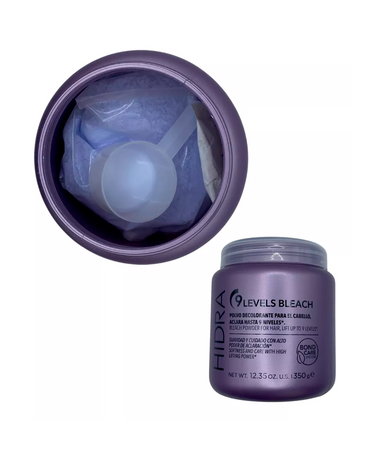 HIDRA BLEACH 9 NIVELES 350 GRS.+ REVELADOR 30 VOL. LT.
