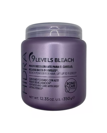 HIDRA BLEACH 9 NIVELES 350 GRS.+ REVELADOR 30 VOL. LT.
