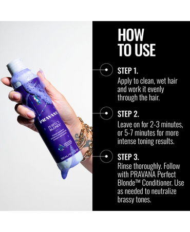 PRAVANA PERFECT BLONDE TONING SHAMPOO 300 ML. 2025