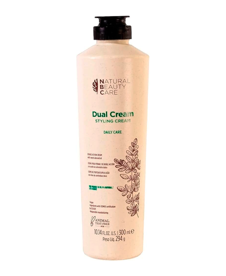 NBC DUAL CREAM DOBLE ACCION PARA RIZOS O LACIOS 300 ML.