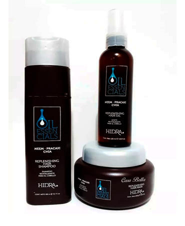HIDRA OIL ESSENCIALS KIT SH+MASC+OIL