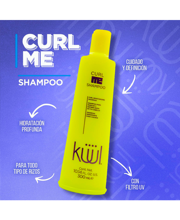 KUUL CURL ME SHAMPOO 300 ML.